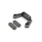Team Losi Racing TLR334051 Rear Camber Block, Black, w/Inserts: 22 4.0
