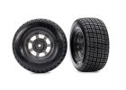 Traxxas 10474 Mounted Set Dirt Oval Hoosier 4WD F/R