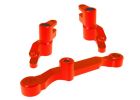 Traxxas 10743-RED STEERING BELLCRANKS ALUM RED FOR MINI MAXX