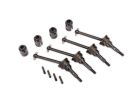 Traxxas 10850X Steel CV Driveshaft Assemblies & Drive Cups (4)