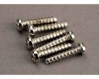 Traxxas 2677 Screws  3x14mm roundhead self-tapping (6)