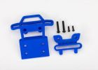 Traxxas 3621-BLUE Bumper Front/Mount Blue