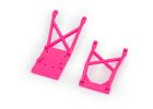 Traxxas 3623-PINK Skid Plates Front Rear Pink