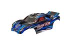 Traxxas 3721-BLUE Body Rustler Blue Clipless