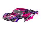 Traxxas 5851-PINK Body Slash 2WD Pink/Purple Clipless