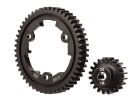 Traxxas 6450 Spur gear, 50-tooth (machined, hardened steel) (wide-face)/ gear, 20-T pinion (1.0 metric pitch) (fits 5mm shaft)/ set screw