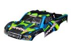 Traxxas 6844-GRN Body Slash 4X4 Green/Blue Clipless