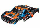 Traxxas 6844 Body Slash 4X4 Painted Decals Applied (Orange And Blue)