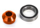 Traxxas 6893-ORNG BEARING ADAPTER ALUMINUM ORNG