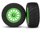 Traxxas 7473X Tires & Wheels Assembled Glued Rally VXL/LCG Slash