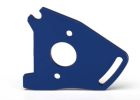 Traxxas 7490 Blue Motor Mount Plate Rustler Slash 4x4 VXL Ford Fiesta Rally
