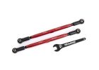 Traxxas 7897R Toe Links Front Red Aluminum For Wide X-Maxx / XRT