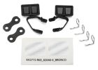 Traxxas 8073 Mirrors Side Black Left & Right Retainers (2) Body Clips (4)
