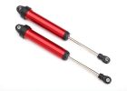 Traxxas 8461R Shocks, Gtr, 160Mm, Aluminum (Red-Anodized) (Fully Assembled W/O Springs) (Rear, No Threads) (2)