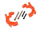 Traxxas 9032T Caster blocks C-hubs Extreme Heavy Duty Orange Left & Right 3x32mm Hinge Pins (2) 3x20mm BCS (2) for Use with #9080 Upgrade Kit