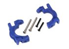 Traxxas 9032X Caster Blocks C-hubs Extreme Heavy Duty Blue Left & Right 3x32mm Hinge Pins (2) 3x20mm BCS (2) for Use with #9080 Upgrade Kit