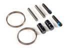 Traxxas 9058X Rebuild Kit, Steel-Splined Constant-Velocity Driveshafts (Includes Pins and Hardware for One Axle Shaft)