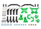 Traxxas 9080G Traxxas Tuning Set HD Green for Hoss Slash 4x4 and Rustler 4x4