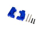 Traxxas 9136-BLUE Caster Blocks Blue Left & Right