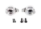 Traxxas 9334 Headlight Housings (Left & Right) Headlight Lens (2) 2.6x8 BCS (2) 1.6x7 BCS (Self Tapping) (2) (Fits #9333 or 9335 Body)