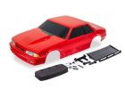 Traxxas 9421R Body, Drag Slash Ford Mustang, Fox Body (Red, Decals Applied)