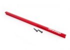 Traxxas 9523R Red Chassis brace (T-Bar), For 1/8th Sledge