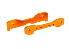 Traxxas 9528T Orange Tie bars, rear,  For 1/8th Sledge 