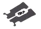Traxxas 9634 Suspension Arm Covers Rear 2.5x8 CCS (Black 12 Pcs - Left and Right)