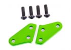 Traxxas 9636G Steering Block Arms (Aluminum, Green-Anodized) (2) (Fits #9635 Series & 9637 Series Steering Blocks)