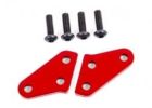 Traxxas 9636R Steering Block Arms (Aluminum, Red-Anodized) (2) (Fits #9635 Series & 9637 Series Steering Blocks)