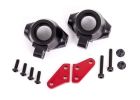 Traxxas 9637R Steering Block Arms Aluminum Steering Blocks (Red Anodized 2 Pcs - Left or Right)
