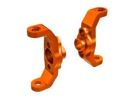 Traxxas 9733-ORNG Caster blocks, (orange-anodized) for TRX-4M