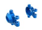 Traxxas 9737-BLUE Steering blocks, (blue-anodized) for TRX-4M