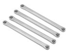 TREAL TLMT-28 Treal Hobby Losi LMT Aluminum Upper Link Bars (4) (Silver)