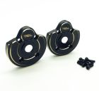 Treal X002LMAN1R Brass Outer Portal Cover 52g (Black) for Axial Capra