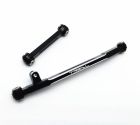 Treal TRLX002RQGUI7 Aluminum 7075 Steering Links Set for Axial SCX24 1/24 Scale-V2 (Black)