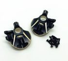 Treal X002TW26ZP Brass Front Inner Portal Cover Knuckles 93g (Black) for Axial Capra UTB/SCX10 III