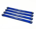 TREAL X002V2RPGN Aluminum 7075 Upper Link Bars (4) pcs Set for Losi LMT (Blue) … 