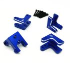 Treal X002V2ZKXX Aluminum 7075 Shock Mount Set (4) (Blue) for Losi LMT