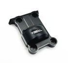 Treal TRLX002VG10V5 Aluminum 7075 CNC Billet Machined Rear Lower Gear Cover for X-MAXX (Black) 