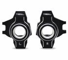 Treal X002W86Y5T Aluminum 7075 Front Steering Knuckles (Black) for Axial RBX10 Ryft