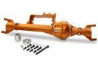 Treal TRLX002YB4WYT Aluminum 7075 Front Axle Housing CNC Machined for Axial RBX10 Ryft (Orange)