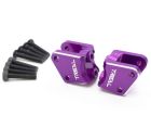 Treal X0033PV4JV Aluminum 7075 Rear Link Mounts for Axial RBX10 Ryft (Purple)