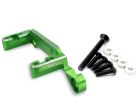 Treal X0033WR43J 2-Speed Transmission Case Brace for Axial SCX6 (Green)