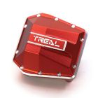 Treal X0034LXZ7D Red Diff Cover(1) for Axial SCX6 Front or Rear Axle
