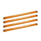 TREAL X003EF8W81 Lower 4-Link Bar Set (Orange) for Losi LMT Bog Hog King Sling