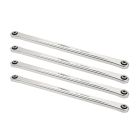 TREAL X003EFHHOL Upper 4-Link Bar Set (Silver) for Losi LMT Bog Hog King Sling