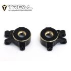 TREAL TRLX003K9PA2H Brass Front Steering Knuckles for TRX-4M 97g