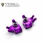 TREAL TRLX003KL5Q0B Front Steering Knuckles Inner Portal Covers Set Upgrades (Purple) UTB18 Capra 