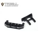 Treal TRLX003Q1WF1D  Aluminum 7075 Rear Bumper Mount for Axial 1/24 RC Crawler -Black
